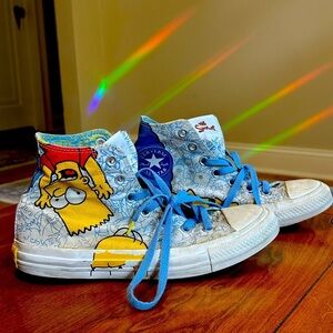 Converse Chuck Taylor The Simpsons Bart High Top 2013 Men’s 6 Women’s 8 Rare